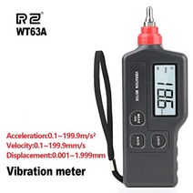 진동 측정기 진동계 테스터 디지털 기 자기 프로브 도구, wt63a-n-bla-sim