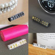 10p 조립 식 형 용 가격표 입체 쇼케이스 디스플레이 디피 표시 제품 상품 진열 쥬얼리 금액 표시 악세사리 사인 잡화 시계 보석 매장 판매점 프라이스 칩 퍼즐, 사이즈/색상, 9 투명+금색
