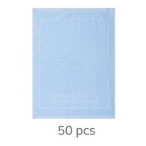 모던리빙 오마샤리프 행주 하늘색 60g 30x40cm OEKO-TEX, 50장