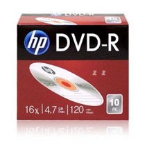 HP 공디스크 DVD-R 케이스 16X4.7GB 10P 컴퓨터 CD, 나비드 본상품선택, 나비드 본상품선택