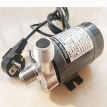 지하수 펌프 물 양수기 마그네틱 드라이브 홈브루 브루잉 스테인레스 헤드 포함, 220V, NPT Thread, 한국 플러그