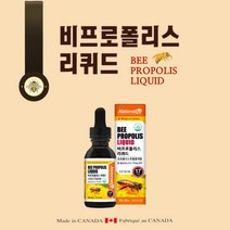 캐나다 직수입 구강 입안 입속 혓바닥 염증 향균 항산화 작용 목이 간질간질 목이물감 목건강 관리 개선 에 좋은 액상 원액 꿀벌 프로폴리스 리퀴드, 30ml, 1개