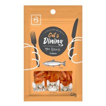 브리더랩 캣츠다이닝 고양이 육포슬라이스 20g, 연어 슬라이스