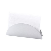 테이블 티슈 거치대 15cm 스텐 심플 반원 냅킨 홀더, 1개, 단품