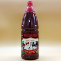 칠리갈릭소스 미담채 2.1kg 매콤한닭봉조림 랍스터요리 칼칼어묵볶음 칠리새우, 1개