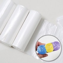 네이쳐리빙 퓨어롤 비닐봉투(90매), 1개, 화이트