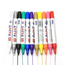 RC 자동차 타이어 색칠 페인트 마커 드로잉 펜 도구 크롤 러 Traxxas TRX4 G500 축 SCX10, Red 1pcs