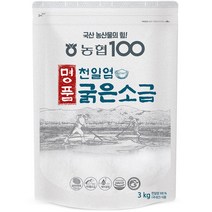 명품천일염 굵은소금, 4개, 3kg