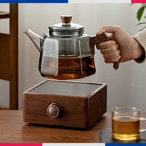 약탕기 건강원 달임기 건강 포트 전기 분유 홍삼 한약, 투명 1100ML+컵4개+차트레이 1100ML