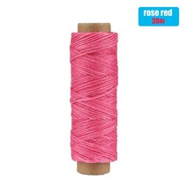 가정용 미니 재봉틀 다색 150D 30M 가죽 바느질 왁스 스레드 코드 가죽 공예 DIY 바느질 스레드 가죽 바느, 09 I-30M, [09] I-30M
