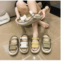 여성 플랫폼 웨지 샌들 여자 송편 샌들 빈티지 플랫폼 샌들 통굽 샌들 발편한 여름 스포츠 샌들 5cm