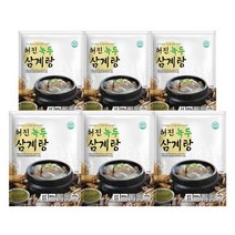 허진 허진 녹두 삼계탕 800gx6팩, 단일옵션, 6팩, 800g