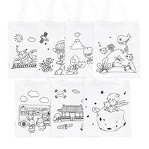 라이프 컬러링 에코백 꾸미기 캔버스백 색칠놀이 7가지 도안 315X350mm, 바다속여행