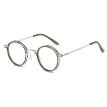 안경태 빅 오버 사이즈 김구 뿔테 투명 안경태 하금테 무테 수제 레트로 라운드 블루