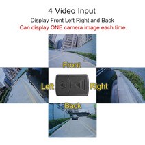 어라운드뷰 차량 360도 스카이뷰DIYKIT 4 카메라 In 1 비디오 제어 이미지 결합기 채널 컨버터 박스 자동, 한개옵션0