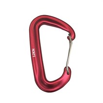 암벽장비 전문 등반 카라비너 모양 알루미늄 잠금 장치 야외 개