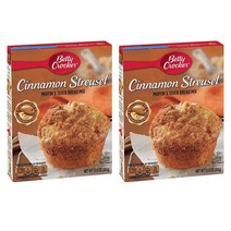 Betty Crocker 시나몬 스트로이젤 머핀 퀵 브레드 믹스 394g 2팩