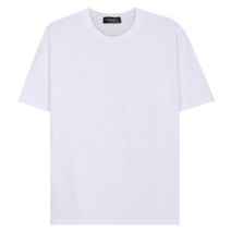 남성 기본 캐주얼 여러색상 여름 면 반팔 티셔츠 SO-TSH-SO1-흰색