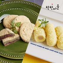 [마음이가] 인기떡 오리지널 선물세트 B (콩쑥개떡64개+바나나떡30개/총 3박스), 단품