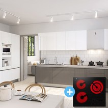 리바트키친 아티크 3.4m(-자/키큰장/전기쿡탑)