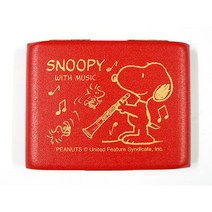 SNOOPY WITH MUSIC SCL-05RED 스누피x리드 케이스/스누피 밴드 컬렉션/Bb 클라리넷용 5장