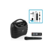 30W 휴대용 소형 블루투스 스피커+무선 마이크+악기 연결 핀마이크 EP119 가정용 노래방 버스킹, 30W 휴대용 소형 블루투스 스피