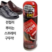 뿌리는 스프레이 구두약 손깨끗 신사용 구두스프레이 전컬러 구두약 1P 구두광택제 가죽보호 구두광택 가죽크리닝 왁스 광택제 광택보호제 구두관리 신발관리