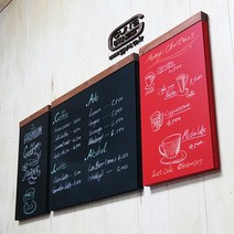 안다미로 입체형 벽메뉴판 카페메뉴판 만들기, 블랙40cmX60cm