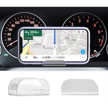 투명 아크릴 자동차 책상 미니 스마트폰 거치대 차량용 핸드폰, 투명 미니스마트폰거치대