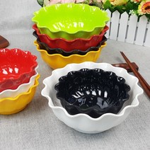 컬러 멜라민 딤플 깊은 쉘 볼 소 G-4081 빨강 BB 황도 화채 대접 샐러드볼, 컬러멜라민 딤플깊은쉘볼중 G-4082, 검정