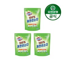 유한양행 [본사직영] 과탄산소다 산소계표백제(분말형) 리필 1Kg, 3개