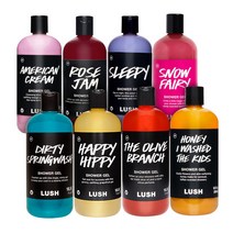 Lush 러쉬 샤워젤 바디워시 500g x 2개 세트, 슬리피 500g, 더 올리브 브랜치 500g