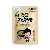 국내 자연산 하동 재첩국 500g 5팩