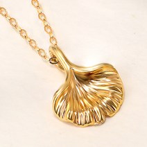 골드앤 18K 은행잎 목걸이