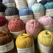 CamaRoseDK- Summeruld -카마로즈 유기농울 탑다운스웨터 모자 장갑, 2042 시나몬