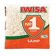 2.2 Pound (Pack of 2) Iwisa No.1 Super Maize Meal | South African Maize Meal Flour | 2kg (2 x 1kg), 1