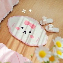 강아지 모양 러그 발매트 바닥 반려동물 매트 현관