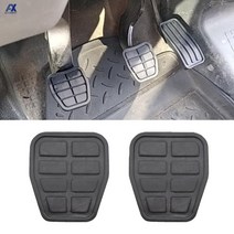 견고한 2Pcs 자동 브레이크 클러치 풋 페달 패드 미끄럼 방지 Jetta MK2 T4 C44 1983-1992 고무 액세서리 3, 한개옵션0, 한개옵션0