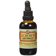 j.crow39s lugol39s 요오드 용액 2 oz 트윈 팩2병 멀티비타민
