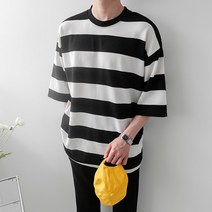 빅단가라 쿨링 오버핏 스판 링클프리 반팔 라운드 티셔츠(4color)