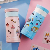 일본 써모스 마이디자인 보틀 350ml 써모스보온병 써모스텀블러 써모스보온병350 써모스마이디자인, 민트
