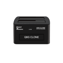 퀄리티어슈런스 USB 3.0 하드 복사기 2.5 3.5인치 SSD HDD 복사 복제 클론 SATA 도킹스테이션 외장하드 케이스, Q6G CLONE