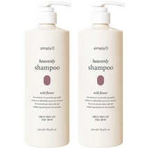 심플리오 헤븐리 샴푸 [와일드 플라워] 500ml 약산성 천연샴푸, 5개