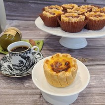 프리미엄 수제 홍콩식 에그타르트 빅사이즈 130g 바닐라빈커스터드 디저트 맛집 구움과자, 대 1박스 (6개)