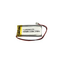 YJ 리튬폴리머배터리 KC인증충전지 3.7V YJ802040 600mAh, 1개
