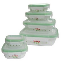 [AHZ_0180182] 코렐 루즈트리오 반찬통 직사각 200mL 냉장보관 밀폐 반찬용기 보관용기 음식용기 반찬보관용기 음식보관통