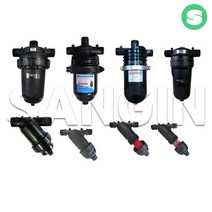 상인농자재 하우스여과기 농업용여과기 모음 에코 아리수 디스크식 망식 토네이도 아주드 TK Y형 40mm 50mm 관수자재, 장군여과기50mm(철), 1개