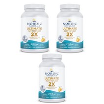노르딕 초임계rtg 얼티메이트 오메가 2X 2150 mg 레몬맛 60소프트젤 3개 세트, 1개, 기본