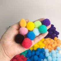 타임키즈 폼폼이 솜공 폼폼메이커 파스텔뿅뿅이 10가지 컬러, 9.보라