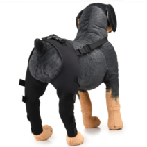 강아지 뒷 다리 보조기 슬개골 탈구 탈골 방지 보호대 노견 관절염 슬개구 쓸개골 반려견 댕, 블랙／S